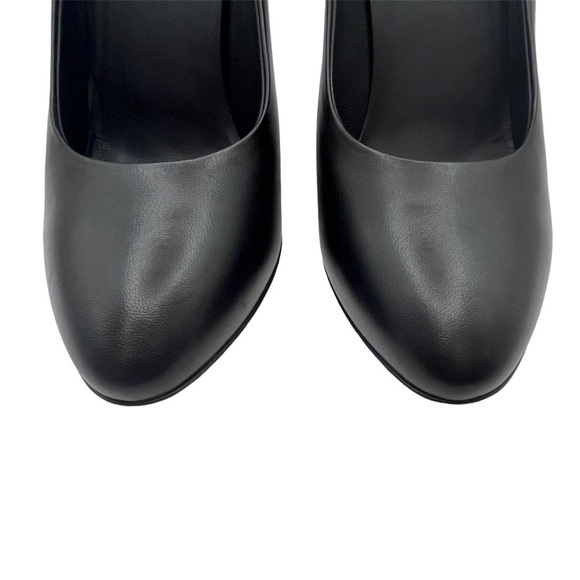 CHANEL Interlocking CC Logo Heels Black Size 38.5EU/8.5US - Picture 6 of 16